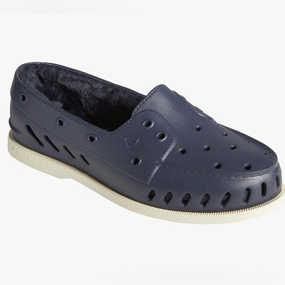 SPERRY Women’s Float Fur Boat Shoes Blue Size 8 - Picture 1 of 7